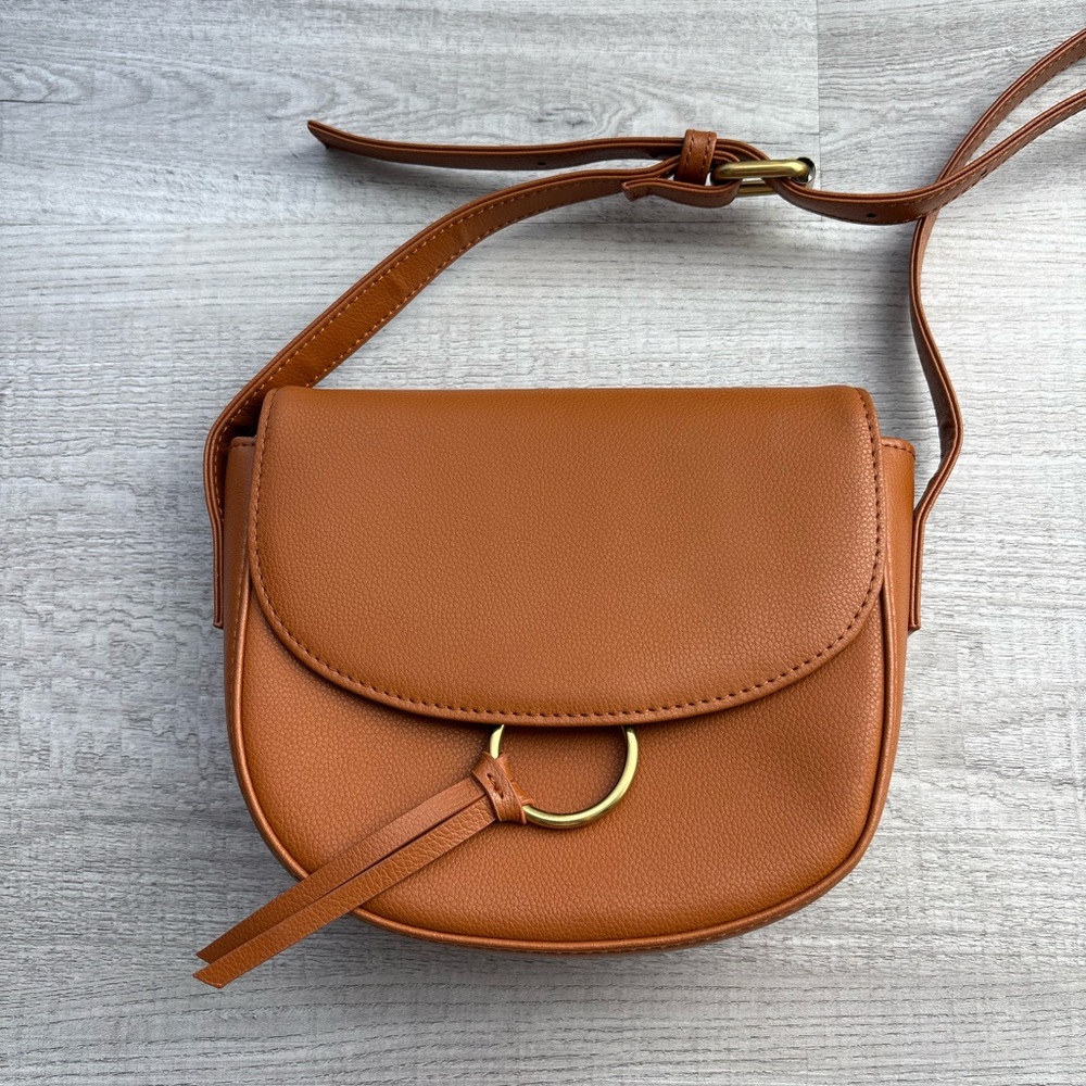 JJ Winters Rachel Zoey Ivy Faux Leather Crossbody Mini Bag New $148